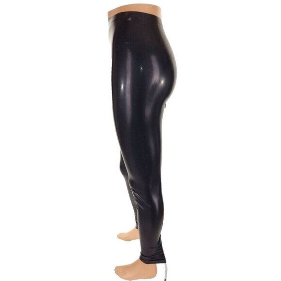 Saint Laurent Latex Leggings Size F36 US 4 Black - Picture 4 of 15